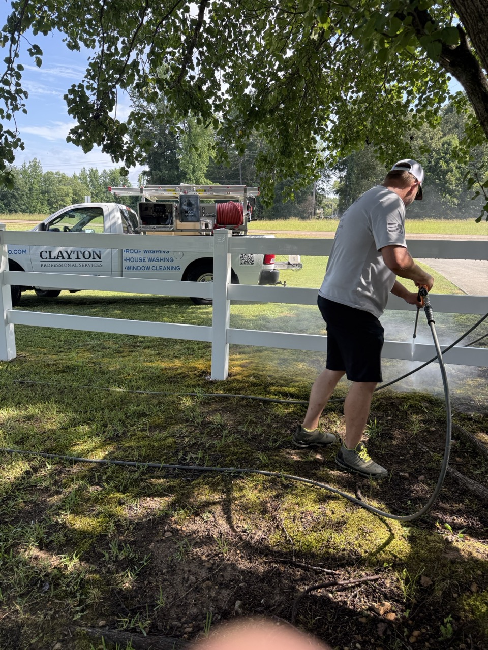 Vinyl PVC Fence Cleaning in Oxford MS